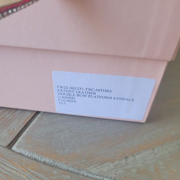 New MACH & MACH Platform sandals shoes 39.5 - Picture 13 of 13